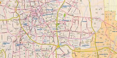 Kaart Jakarta tänaval