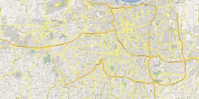 Kaart Jakarta tee