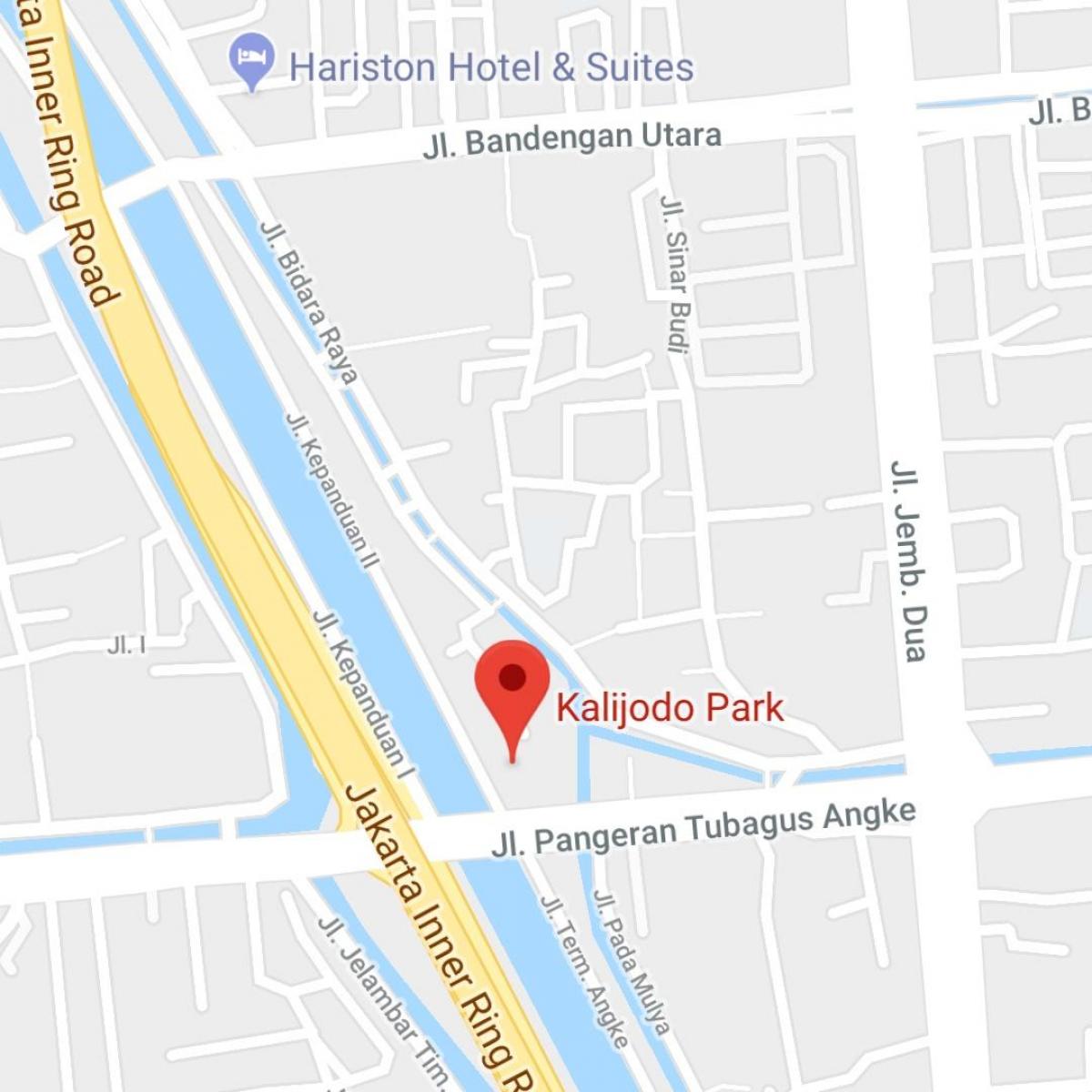 kaart kalijodo Jakarta