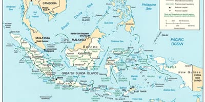 Jakarta, indoneesia maailma kaardil