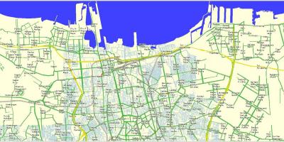 Kaart põhja-Jakarta